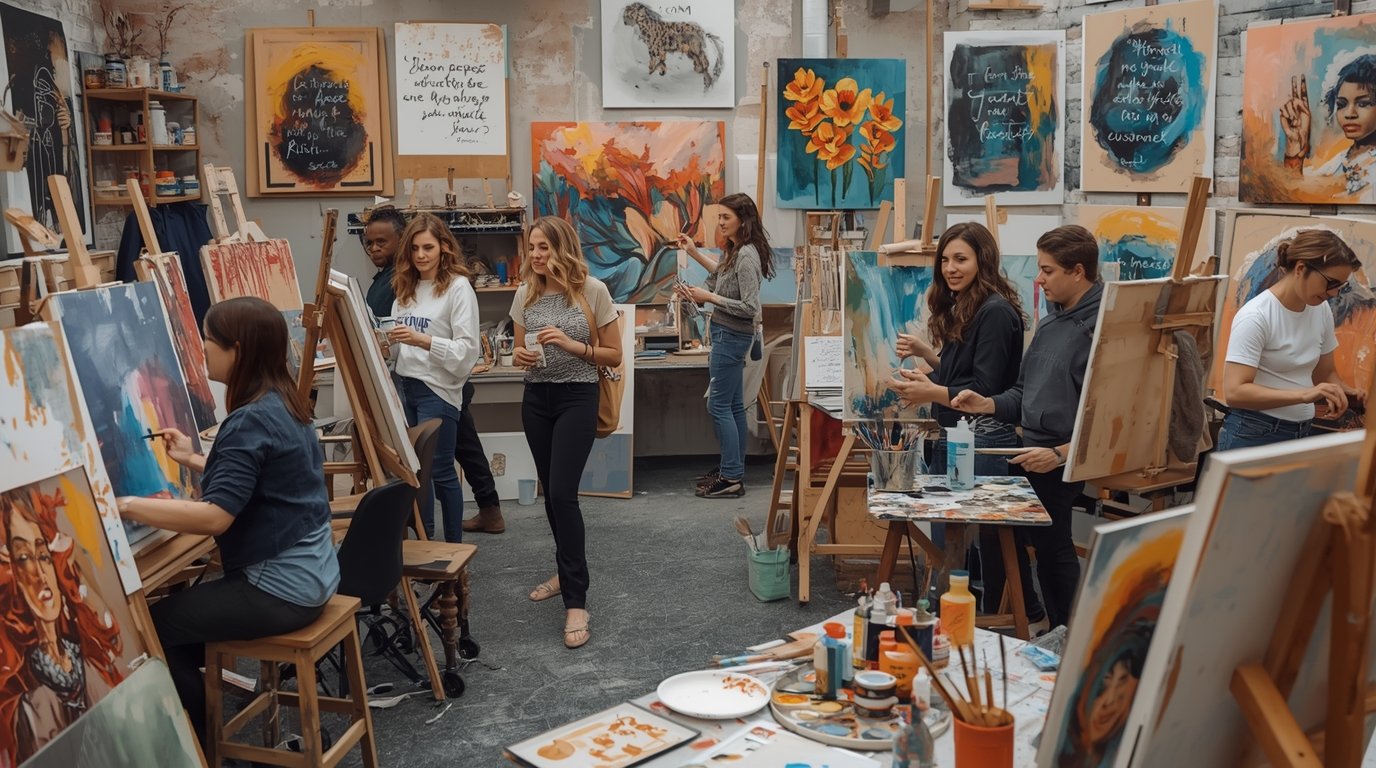 Schilderles bij Fryxix